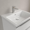 Villeroy & Boch Subway 3.0 lavabo pour meuble - 60x47cm - 1 trou de robinet avec trop-plein blanc SW641558