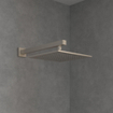 Villeroy & Boch Universal Showers hoofddouche - 25cm - vierkant - Matt Brushed Nickel (RVS) SW974358