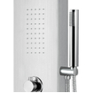 Aloni panneau de douche - 160x46x20cm - douchette à main - jets de massage - robinet - acier inoxydable SW1447017