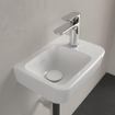 Villeroy & Boch O.novo fontein 36X25cm 1 kraangat rechts zonder overloop ceramic+ wit SW448507