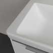 Villeroy & Boch Subway 3.0 Lavabo - 550 x 440 x 165 stone white mat (blanc) CeramicPlus - sans trop-plein SW702063