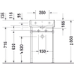 Duravit Vero Air Wastafel - 50x47cm - hangend - 1 kraangat - met overloop - geslepen - wit SW156984