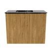 Mondiaz JOYA-DLUX Meuble de salle de bains 50cm - couleur Oak - Vasque FAYE position Gauche Sans trou de robinet couleur Lava SW1422037