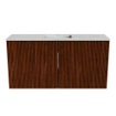 Mondiaz JOYA-DLUX 80cm toiletmeubel - kleur Ruby - Wastafel FAYE positie Midden Zonder kraangat kleur Opalo. SW1423716