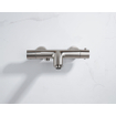 Fortifura Calvi thermostatische badkraan - Geborsteld RVS PVD (RVS) - beschadigd - OUTLET UDEN STORE43324