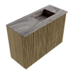 Mondiaz JOYA-DLUX 60cm meuble de toilette - couleur Dusk - Vasque FAYE position Droite Sans trou de robinet couleur Sombra. SW1426122