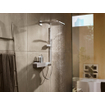 Hansgrohe Raindance E Square pomme de douche E300 1jet avec bras de douche 39cm 30x30cm chrome SW157192