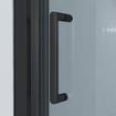 Marenza Slide Quick Fit Porte coulissante - 130x190cm - verre de sécurité 6mm - profilé alu - anti-calcaire - noir mat SW491646