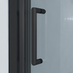 Saniclass ID06 Quick fit Porte de douche coulissante 110x190cm verre de sécurité 6mm profilé aluminium noir mat SW491644