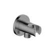 Adema Calypte Coude pour flexible de douche avec rosace ronde Gunmetal SW542646