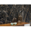 Cifre Ceramica carrelage mural et de sol - 120x120cm - Carré - 9mm - rectifié - Aspect marbre - Noir doré SW405508