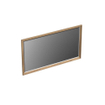 Forzalaqua Reno 2.0 miroir 140x80cm Rectangulaire sans éclairage avec cadre Chêne massif Oyster SW492600