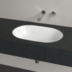 Villeroy & boch architectura lavabo de comptoir 43x63x17.5cm ovale sans trou de trop-plein blanc alpin brillant céramique+ SW762322