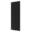 Plieger Siena designradiator verticaal dubbel 1800x606mm 2030W zwart grafiet (black graphite) 7253205