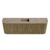 Mondiaz JOYA-DLUX Meuble de salle de bains 123.2cm - arrondi gauche et droite couleur Dusk - Vasque FAYE position Milieu 1 trou de robinet couleur Arena SW1425796