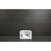 Villeroy & Boch Architectura fontein met kraangat rechts met overloop 36x26cm wit SW68793