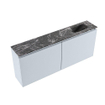 MONDIAZ TURE-DLUX Meuble toilette - 120cm - Clay - EDEN - vasque Lava - position droite - sans trou de robinet SW1103740