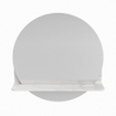 Mondiaz SPOT Miroir de salle de bain - rond 50cm - plan de miroir - couleur Ostra SW1235660