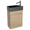 Differnz Hurra Meuble lave-mains - 39,5x52x21,5cm - chêne clair SW1236925