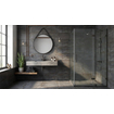 SAMPLE Terravito Copuro wand- en vloertegel - 30x60cm - 9mm - Rechthoek - gerectificeerd - Betonlook - Zwart mat SW736247