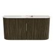 Mondiaz JOYA-DLUX 83.2cm toiletmeubel - ronding links en rechts kleur Shadow - Wastafel FAYE positie Midden 1 kraangat kleur Frappe. SW1422748