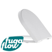 FugaFlow Abattant WC - déverrouillage rapide - fermeture douce - compatible avec Villeroy & Boch Subway 2.0 - blanc SW812060