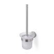 Wiesbaden 304 toiletborstel met houder mat glas/RVS OUTLETSTORE STORE32526
