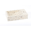 Saniclass Fuente Ensemble lave-mains - 40x22x10cm - trou de robinet à droite - robinet de lave-mains Inox brossé PVD - bonde - siphon abaissé - beige mat SW1445932