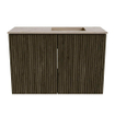Mondiaz JOYA-DLUX 60cm toiletmeubel - kleur Shadow - Wastafel FAYE positie Rechts Zonder kraangat kleur Arena. SW1424794