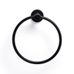 Ozean Eternal Handdoekring - rond - mat zwart SW209330