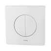 Wisa Maro Plaque de commande carrée plastique dualflush DF blanc 0704433