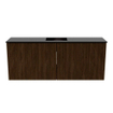 Mondiaz JOYA 100cm toiletmeubel - kleur Walnut - Wastafel FAYE positie Midden Zonder kraangat kleur Urban. SW1421370