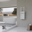 Fortifura Calvi Handdoekrek - 95x25x20cm - Mat wit SHOWROOMMODEL SHOW26369