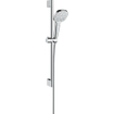 Hansgrohe Croma Select E Multi ensemble barre de douche coulissante avec douchette Croma Select E Multi 65cm avec flexible de douche Isiflex`B 160cm blanc/chrome 0605307