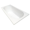 Xellanz Portus RD baignoire encastrée duo 180x80x49 cm acrylique brillant blanc SW75882