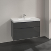 Villeroy & Boch Subway 2.0 meuble sous-lavabo - 98,7x59x44,9cm - Gris 1025041