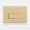 Adema Salina 2.0 Ensemble WC - 48.5x36x32cm - cuvette profonde - sans bride - réservoir encastré QeramiQ - softclose - quickrelease - abattant WC - plaque de commande en matière synthétique beige - boutons rectangulaires - blanc SW1474582