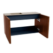 Mondiaz JOYA-DLUX 70cm toiletmeubel - kleur Ruby - Wastafel FAYE positie Links 1 kraangat kleur Arena. SW1425263