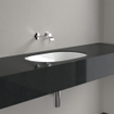 Villeroy & boch architectura lavabo à poser 43x63x17.5cm ovale avec trou de trop-plein céramique blanche alpin gloss SW762371
