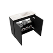 MONDIAZ TURE-DLUX Meuble de toilettes 60 cm Urban. EDEN lavabo Frappe position droite. Sans trou de robinet. SW1102619