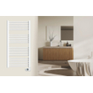 DRL E-Comfort Noxx Elektrische Badkamerradiator - 110x50.5cm - 750watt - glans wit SW955085