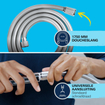 GROHE Vitalio QuickFix Handdoucheset - Ø11cm - 2 straalsoort - 8.0/min - met houder - met slang - 175cm - chroom SW1028245