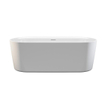 Baignoire îlot Riho Modesty 170x76cm Acrylique blanc SW523341