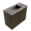 Mondiaz JOYA-DLUX 50cm meuble de salle de bains WC - couleur Shadow - Vasque FAYE position Milieu Sans trou de robinet couleur Oza. SW1425030