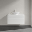 Villeroy & Boch Legato meuble sous-lavabo - 100x55cm - 2 tiroirs Blanc brillant SW479830