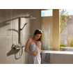 Hansgrohe Raindance E Square E300 Ensemble de douche - 1 jet - thermostat - EcoSmart - pomme de douche - chrome SW157202
