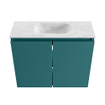 MONDIAZ TURE-DLUX Meuble de toilettes 60cm Smag. EDEN lavabo Opalo position milieu. Sans trou de robinet. SW1104552