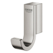 Grohe Selection Accessoires toilettes - porte-rouleau papier toilette - sans couvercle - brosse de toilette avec support - crochet porte-serviette - supersteel brossé (inox) SW1210919