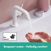 Hansgrohe Tecturis Mitigeur lavabo - vidage push to open - bec 13cm - avec bonde - blanc mat SW918757
