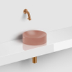 Clou Vale fontein 22cm Keramiek rond zonder kranenbank mat roze SW809548